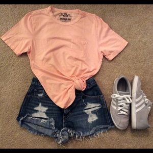 Peach colored tshirt